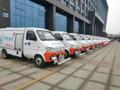 祝贺程力集团发往广州城市管理的17台清洗车圆满交付