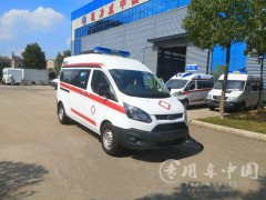10台医疗全顺救护车抵达黑龙江|全顺救护车顺利发车