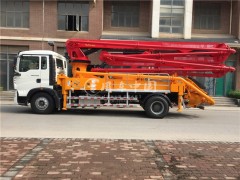 浙江宁波1辆重汽33米混凝土泵车发车了｜泵车顺利交车