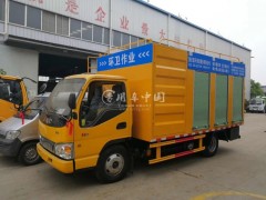 国六江淮原厂污水净化车的配置｜污水处理车的评测