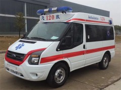 福特新时代全顺V348短轴救护车配置高 救护车评测