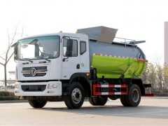 国六东风D9 10方餐厨垃圾车设计精湛、设备齐全 垃圾车动态