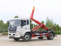 东风天锦14方勾臂垃圾车发往新疆乌鲁木齐市,售价26.6!