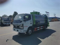 东风5吨餐厨垃圾车发往广西桂林，李哥国庆喜提新车