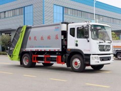 河北沧州张哥分期付款的东风12方压缩垃圾车今日送达指定地点