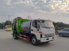 国六江淮骏铃8方餐厨式垃圾车是一款高端品牌垃圾车