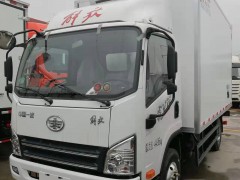 陕西汉中市解放轻卡4.2米冷藏车价格表