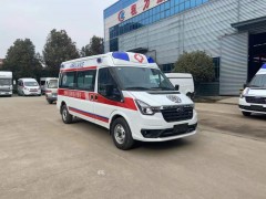 福特新全顺救护车生产完成，发往黑龙江五大连池风景区