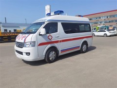 山西临汾敬老院订购一台福田救护车今日下线