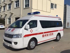 福田救护车连夜发往赣州南方医院紧急救治