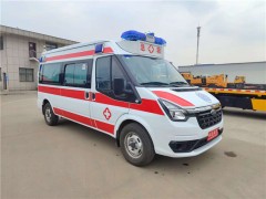 新全顺V348医院救护车调试完成，交于山东滨州医院验收