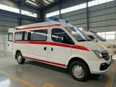 广东省阳江阳春市卫生院在医院救护车厂家采购大通v80救护车