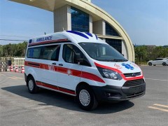 哈尔滨依兰县第二人民医院采购的新全顺负压救护车今日交车
