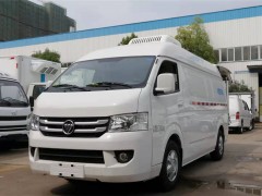 湖南湘潭严总来厂家订购福田G7面包冷藏车生产已经完成