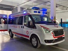 山东滨州二医院订购V348新时代全顺救护车准备进行质量检测