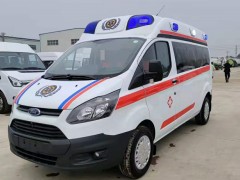 带负压功能的福特全顺120救护车今日送往浙江温州人民医院