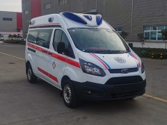 带有负压功能的福特全顺救护车紧急出发前往黑龙江哈尔滨