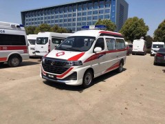 天津津南区小站医院订购的金杯救护车发车，转运型加装40升氧气瓶