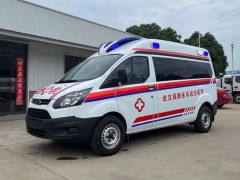 双电瓶的福特全顺转运救护车发往武汉富康医养融合医院交车