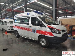 江口县中医医院采购项目中标的福 特V362监护型120救护车今日发车