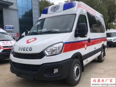 福建泉州医院采购项目中的依维柯120救护车今日发车 柴油发动机