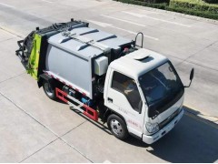 福田小卡蓝牌压缩式垃圾车送往西安，C1本可驾驶，能进地下室