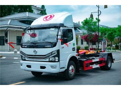 勾臂式垃圾车多少钱?程力东风8方勾臂式垃圾车售价13.8万起!