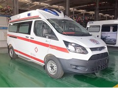 柴油版福 特V362监护型医疗救护车发车西藏山南