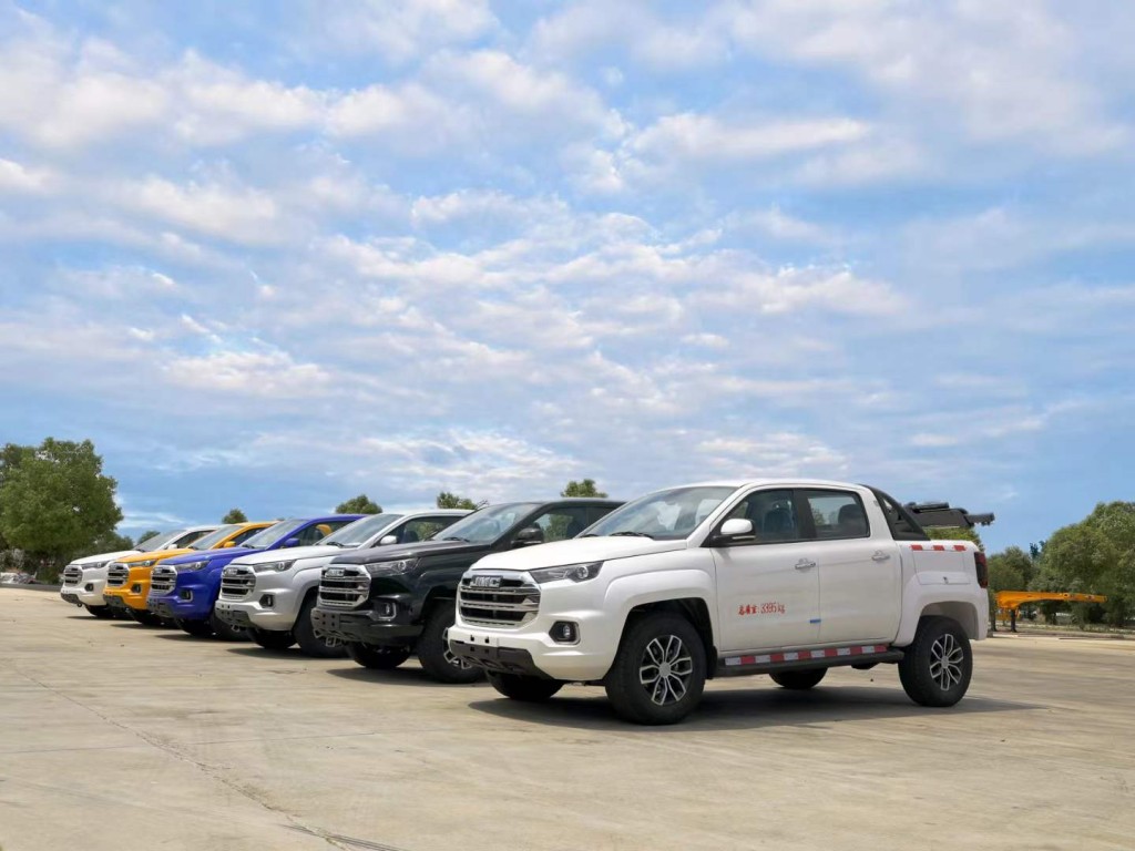 国6江铃域虎7地库皮卡抢险救援清障车