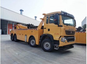重汽豪沃前四后八拖吊联体清障车