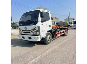 东风蓝牌勾臂垃圾车