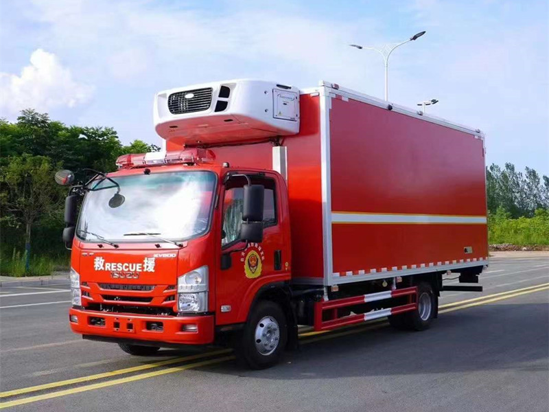 庆铃干粉消防救火车