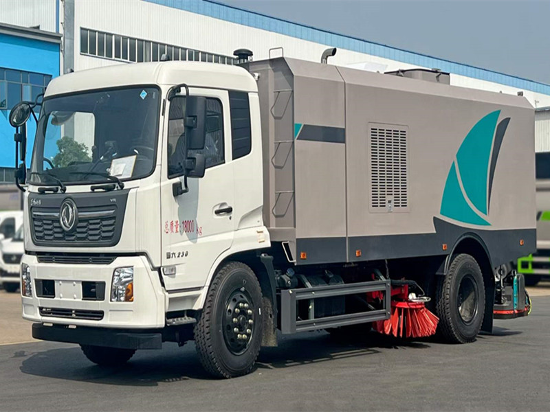 东风天锦纯吸式吸尘车