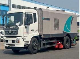 东风天锦纯吸式吸尘车