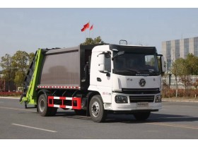 陕汽轩德14方压缩式垃圾车