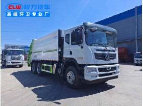 东风T5后双桥压缩式垃圾车