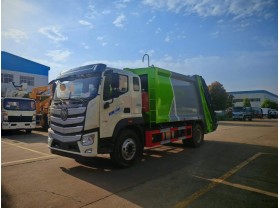 福田欧曼12方压缩式垃圾车