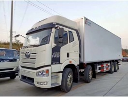 解放J6P前四后八9米6冷藏车