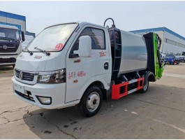 “东风蓝牌压缩式垃圾车”