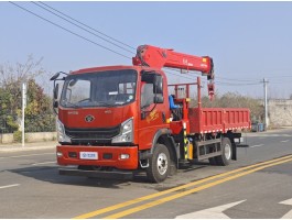 “豪曼6.3吨折臂随车吊”