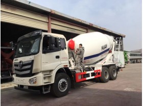 福田欧曼12方搅拌车