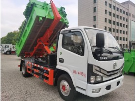 东风6方勾臂式垃圾车