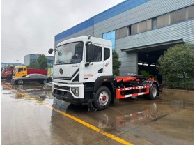 东风12方勾臂式垃圾车