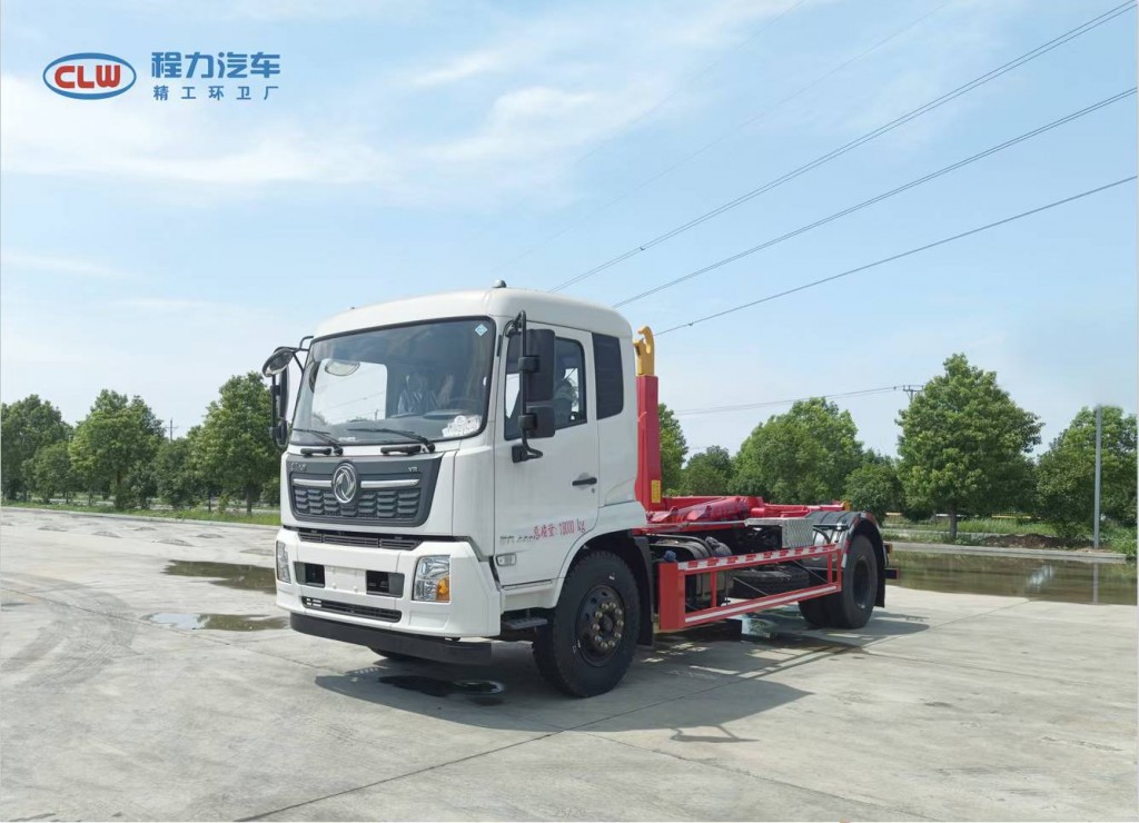 东风10方勾臂式垃圾车