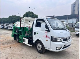东风4方挂桶式垃圾车