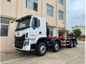 柳汽乘龙12方勾臂式垃圾车