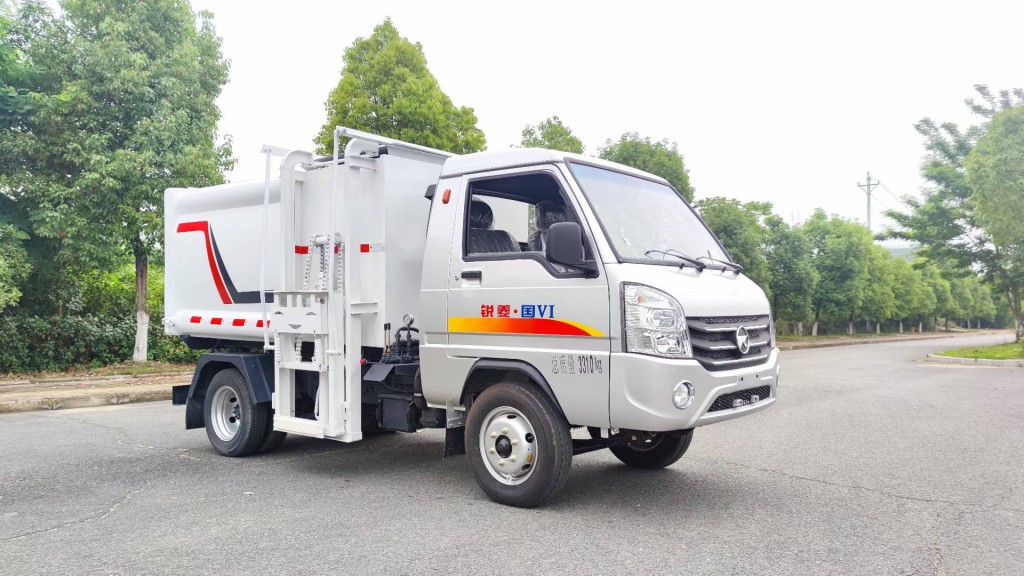 2方挂桶垃圾车
