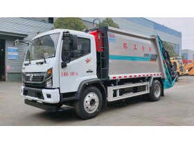 东风多利卡挂桶垃圾车