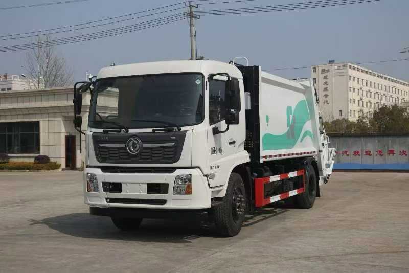 东风天锦14方压缩式对接垃圾车
