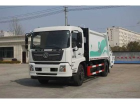 东风天锦14方压缩式对接垃圾车